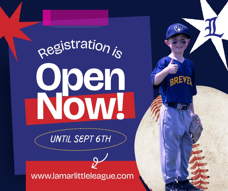 Lamar - Fall Baseball Registration is Now Open! Get ready for another ...