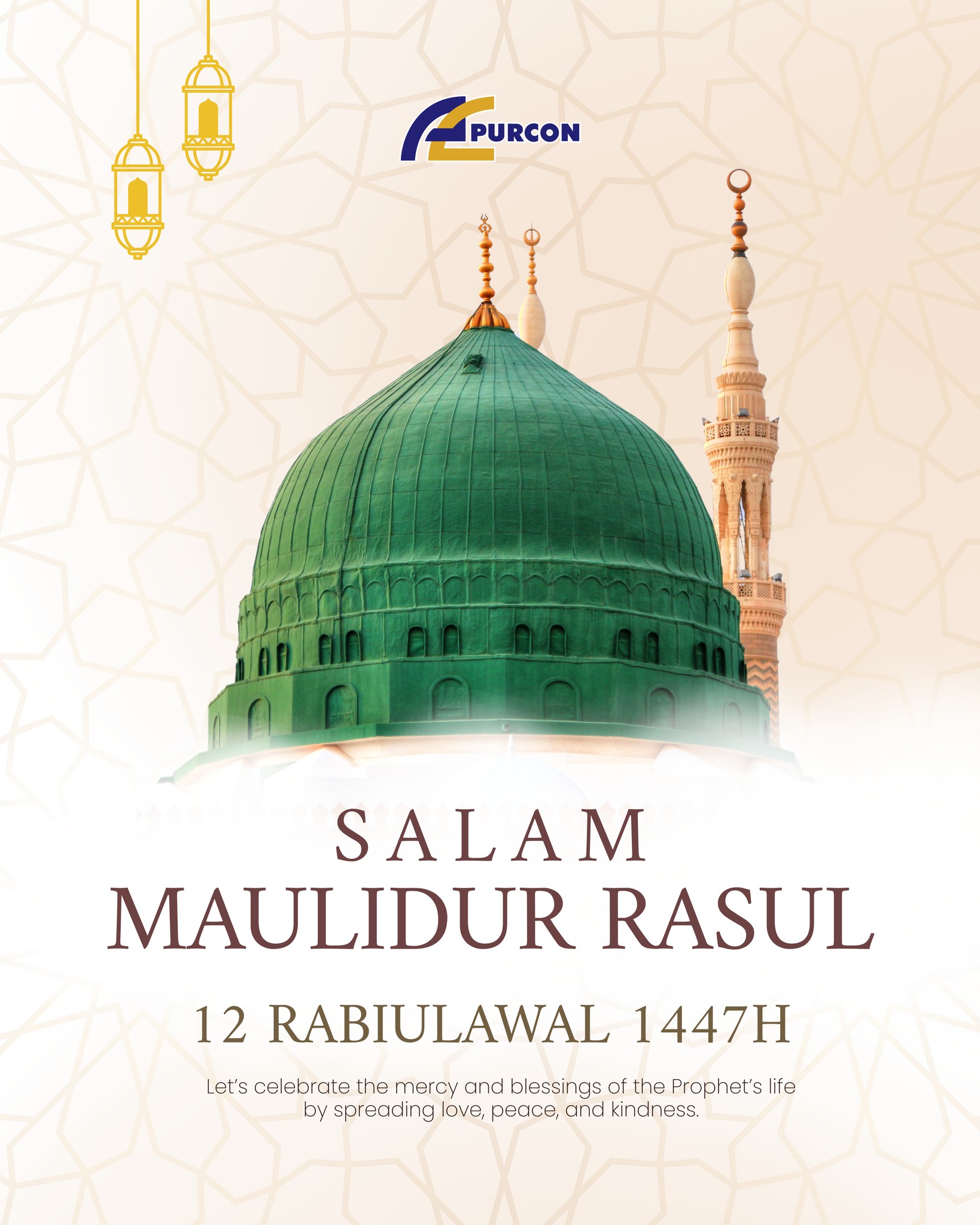 Purcon - Salam Maulidur Rasul 🌙 Let us honor the birth of Prophet ...