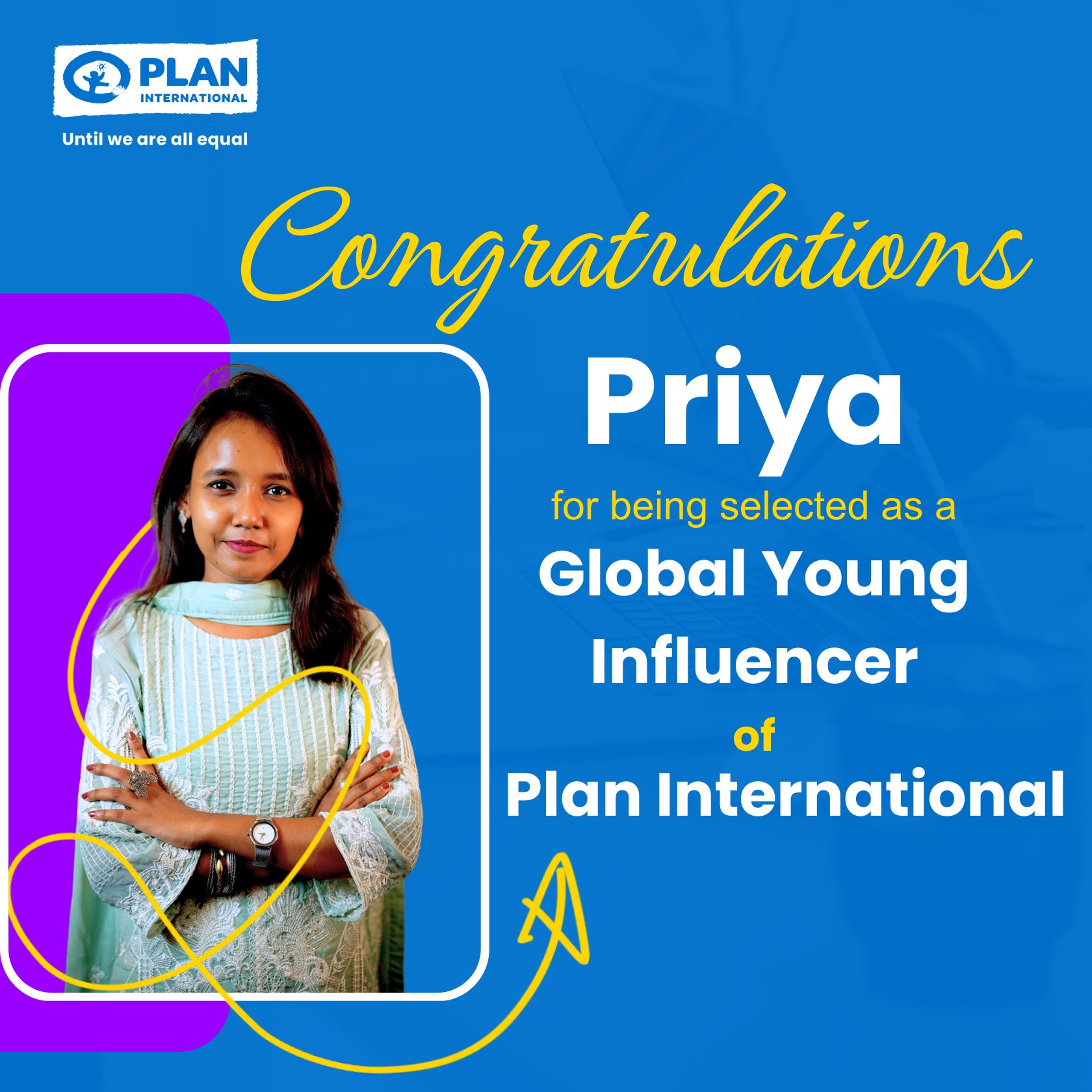 Plan - Introducing Priya, the newest Global Young Influencer from Plan ...