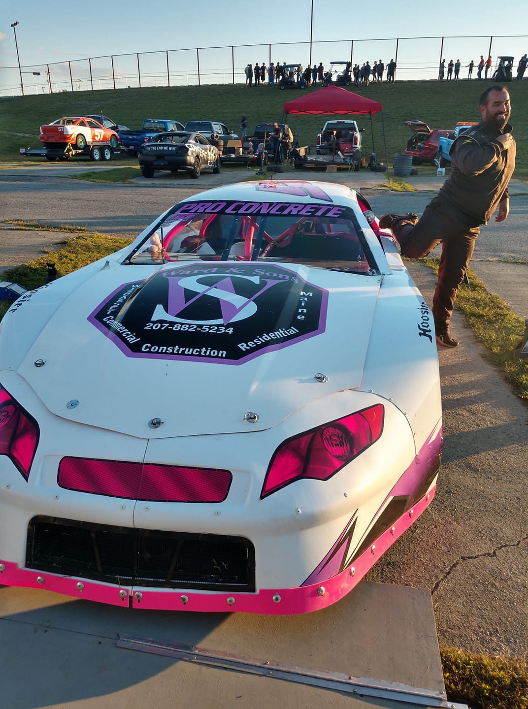 1st and 2nd spun on the last lap in... - Ward and Sons Racing