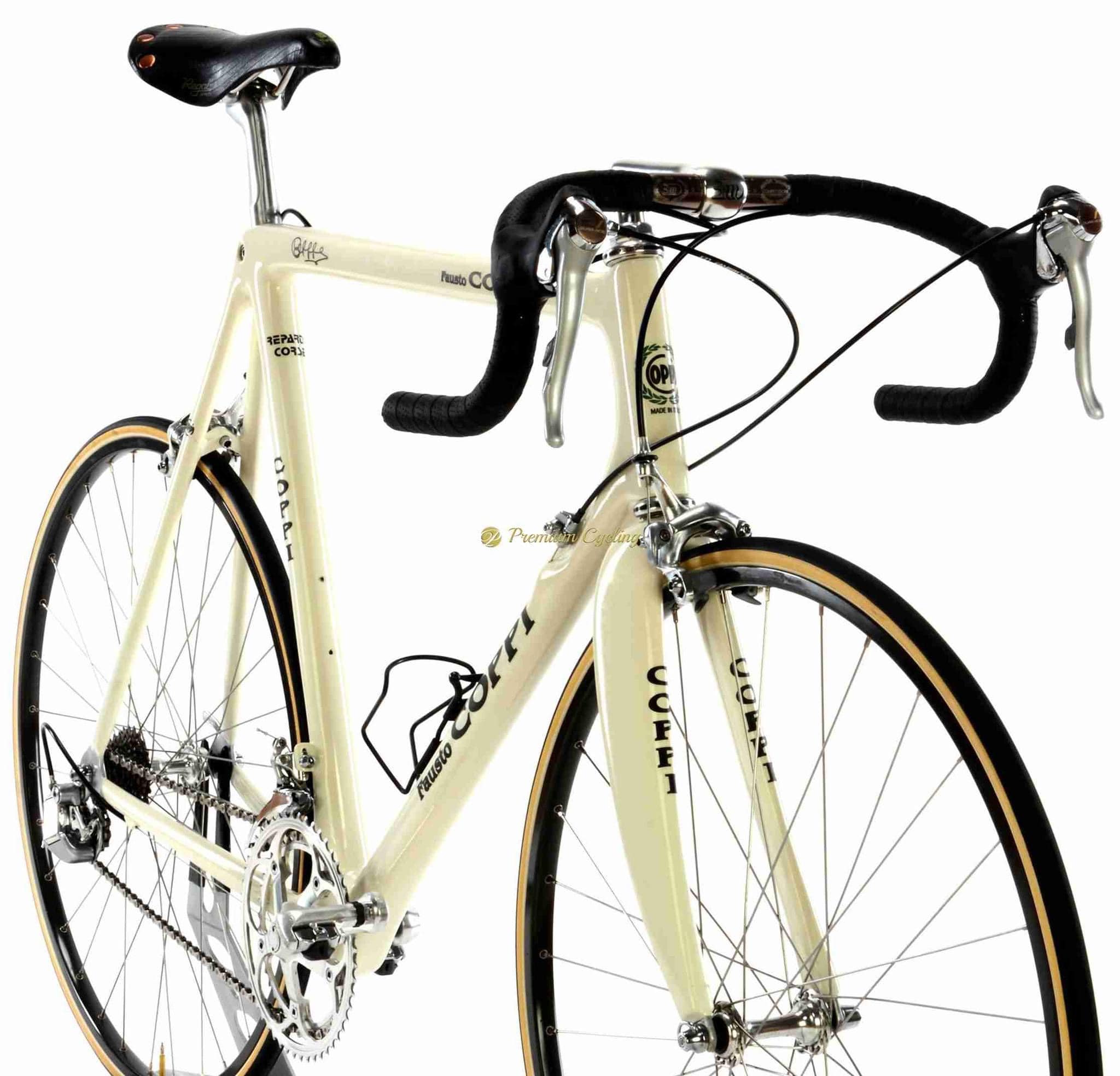 1993 FAUSTO COPPI Mix, made by C4, top tube 58cm, Shimano Dura Ace