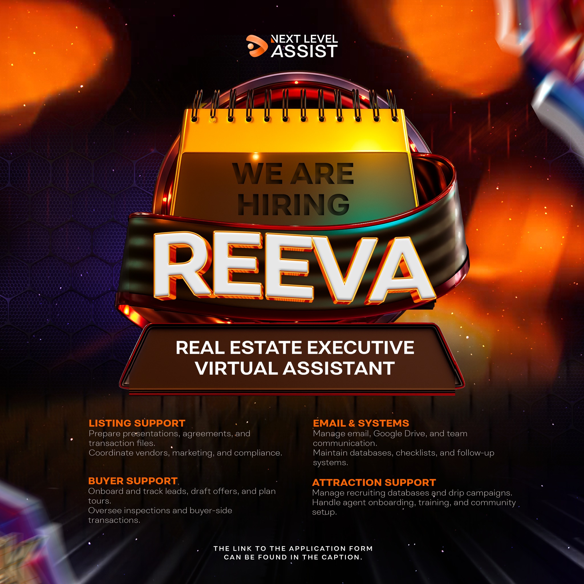 Next - 🚨 We’re Hiring: Real Estate Executive Virtual Assistant (REEVA ...