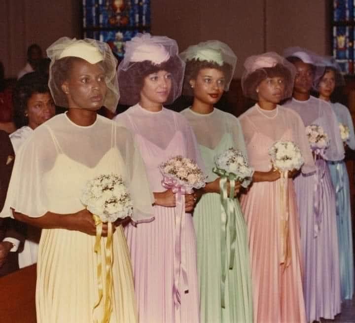 old fashioned bridesmaid dresses vintage from past decades Size:Medium 10-12 Custom Color cat:For The Bride Amanda Uprichard x REVOLVE