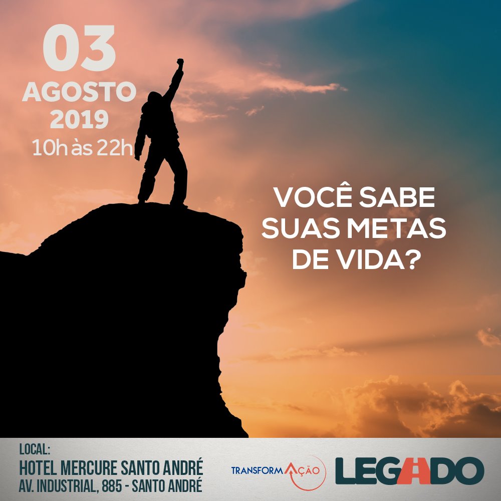 Você sabe as suas metas de vida?... - Transformação 360