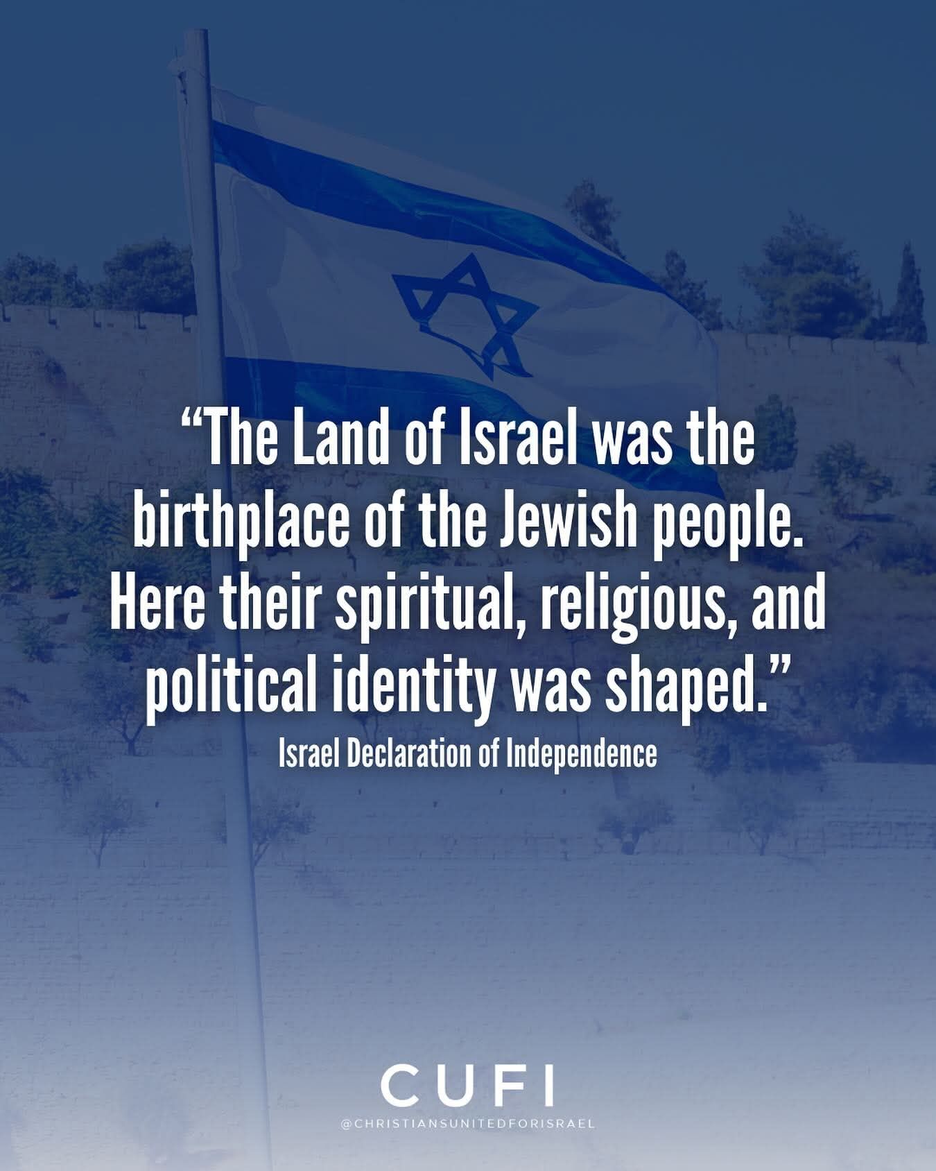 The Real - Israel is and always has been the Jewish homeland. Via CUFI ...