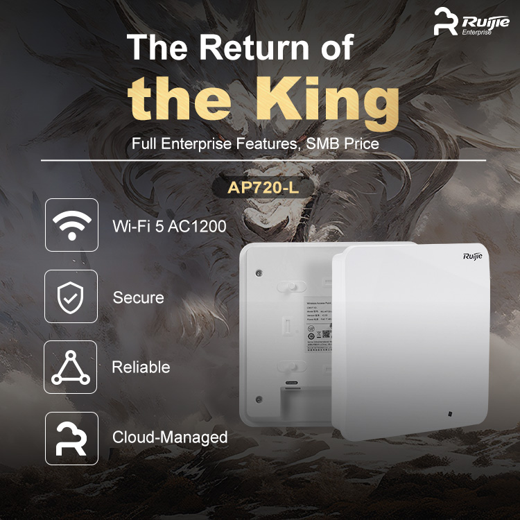 The Ruijie - Ruijie RG-AP720-L Wi-Fi 5 Indoor AP: the ultimate solution ...