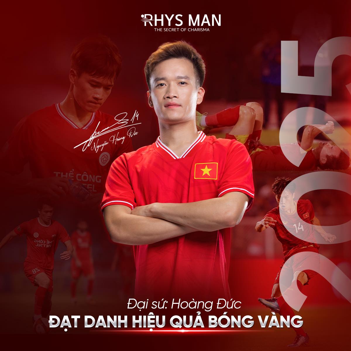 Rhys - 🏆 CHÚC MỪNG CẦU THỦ HOÀNG ĐỨC ĐẠT DANH HIỆU QUẢ BÓNG VÀNG VIỆT ...