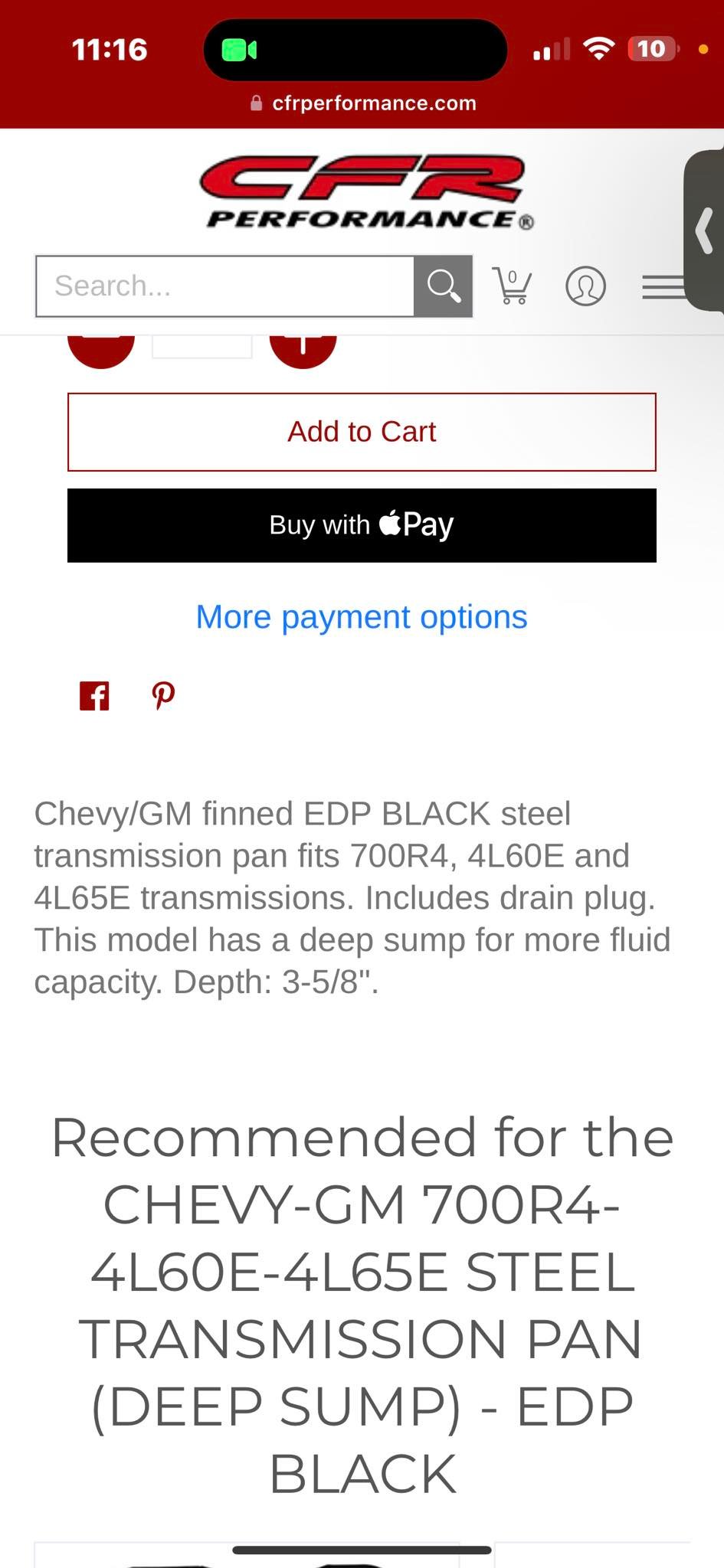 GM 700R4, 4L60E, 4L65E, 4L70E Late Model, Deep PML Transmission Pan – HGM Electronics