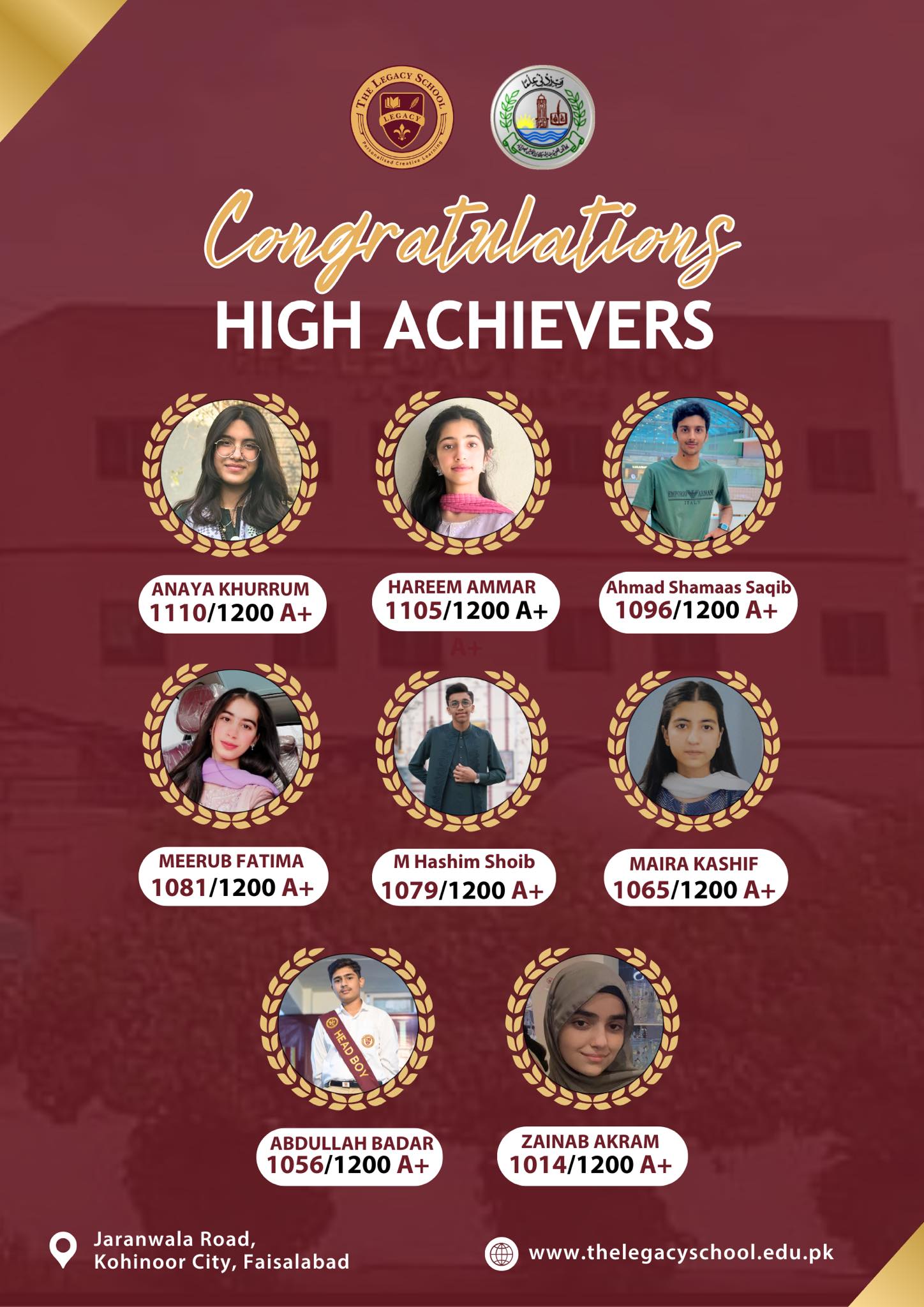 The Legacy - We are thrilled to announce the outstanding matriculation ...