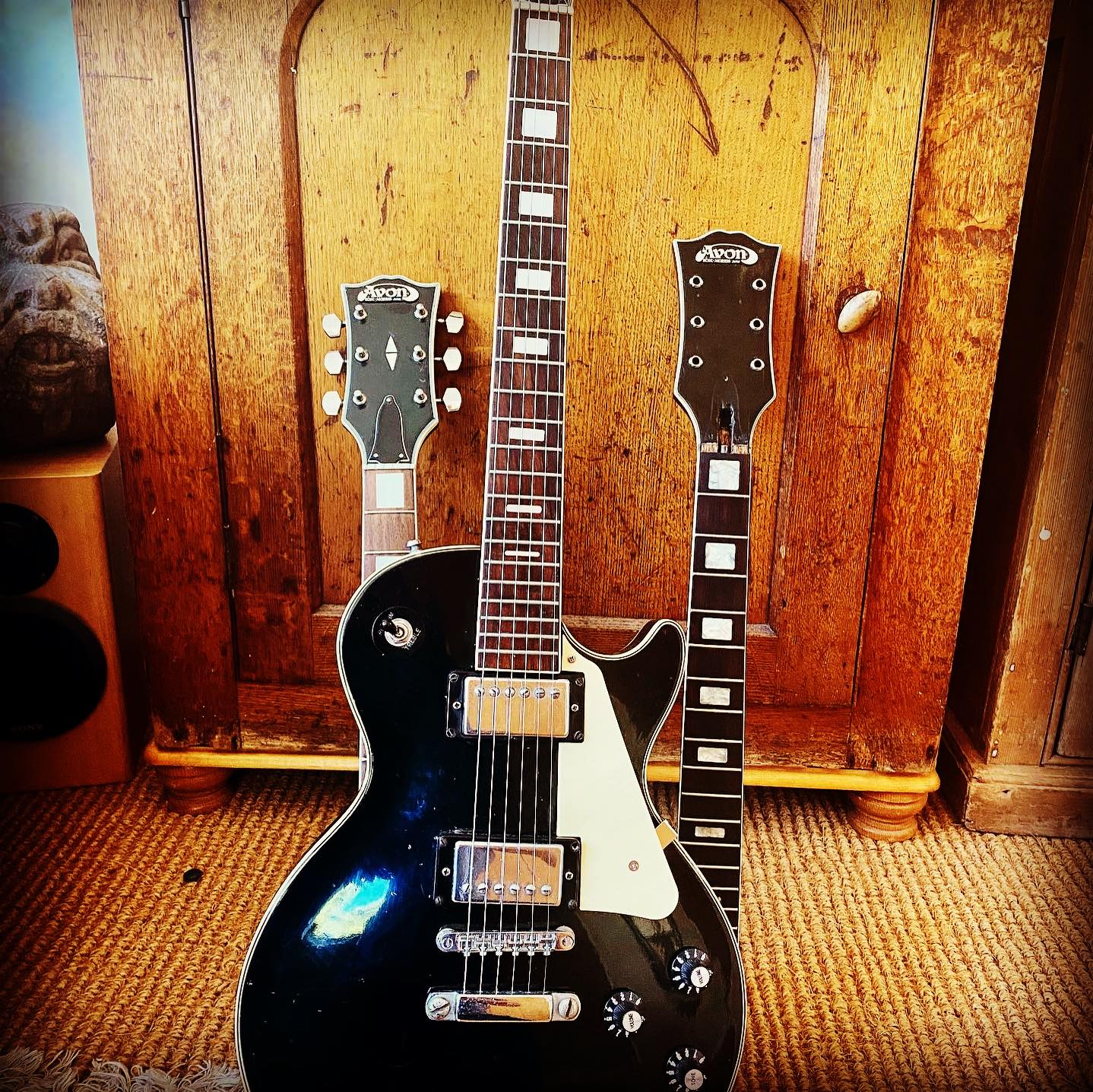 Sold). 1970s Avon Rose Morris, Les Paul copy, made in Japan. Model