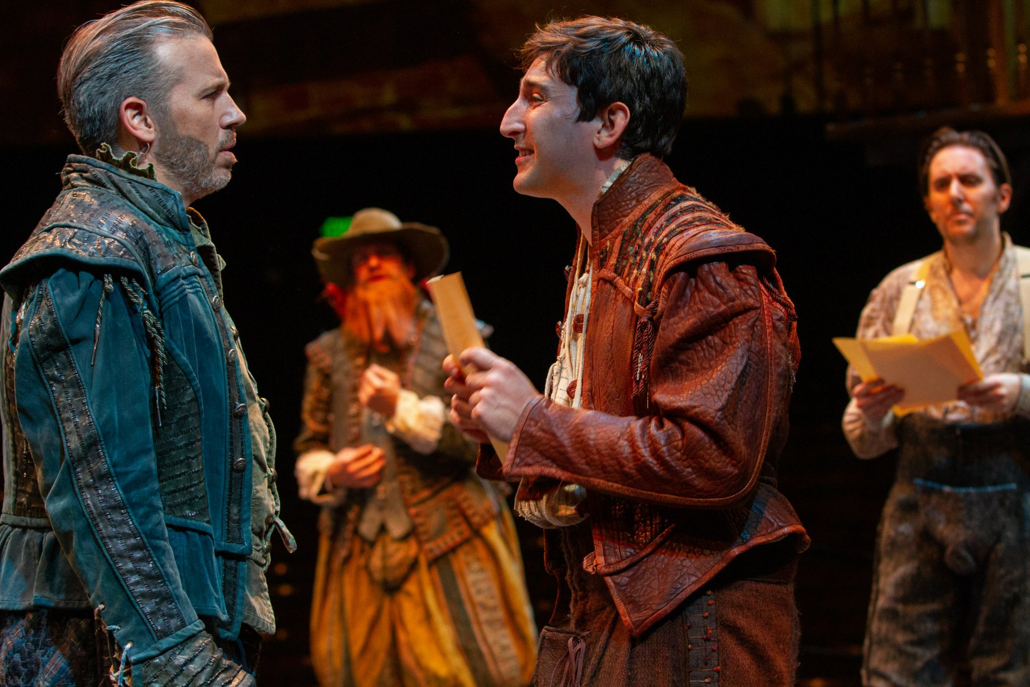 Broadway At Music Circus - (L to R) Matt Loehr as Nick Bottom and Ben ...