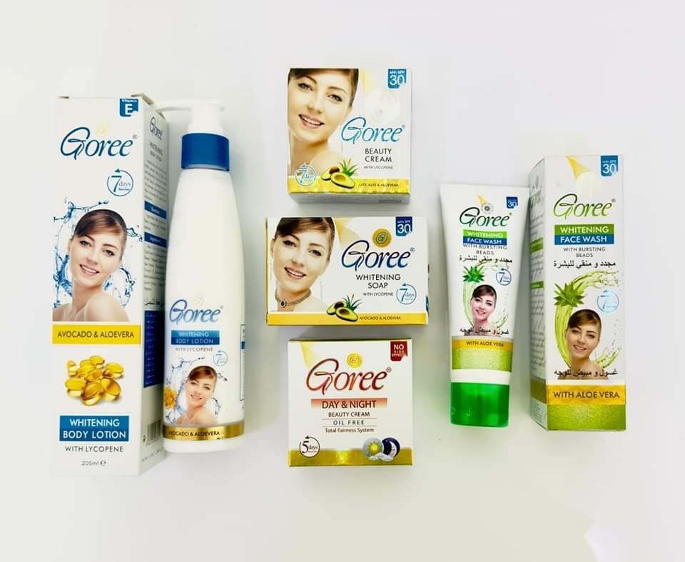 🌲Goree 6pcs set 🌲 Face Cream 🌲 Face Wash 🌲 Body Lotion