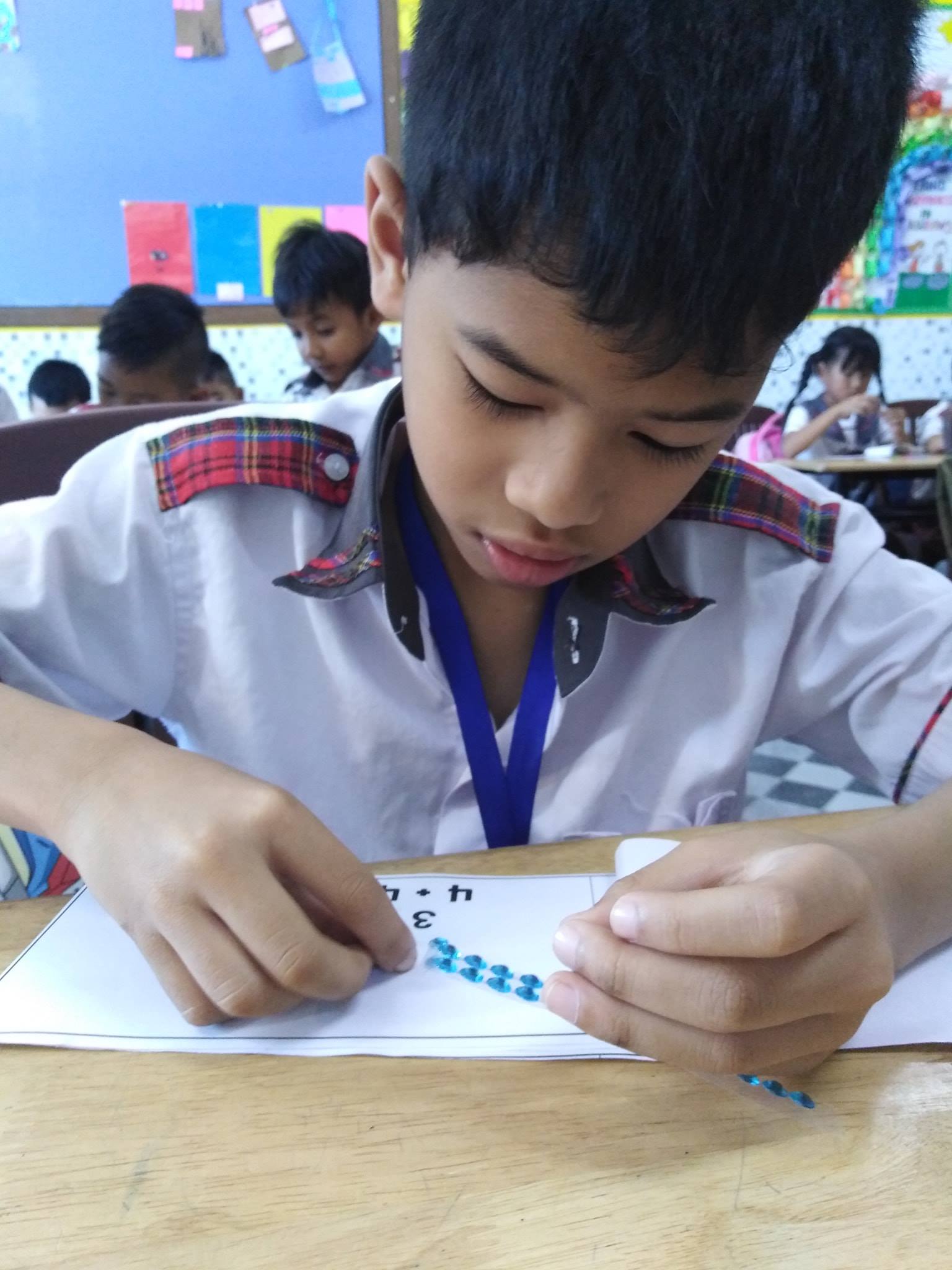 Our Grade 2's were completely zoned during their Math lesson learning ...