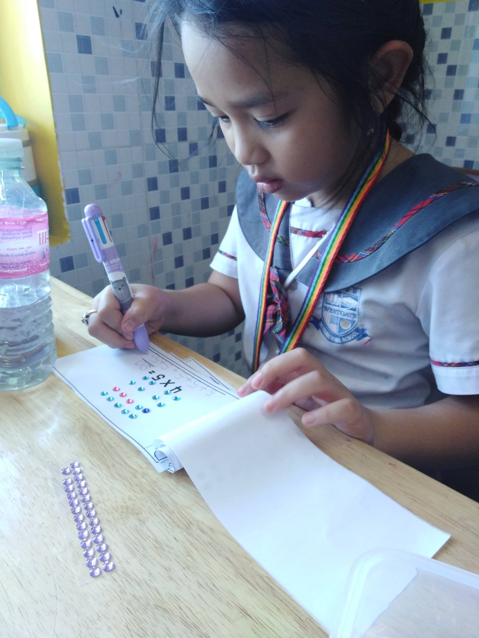 Our Grade 2's were completely zoned during their Math lesson learning ...