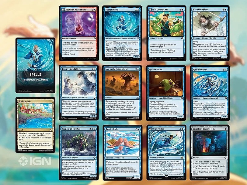 mtg atla jumpstart card list 3 Packs Magic The Gathering Booster Pack Lot Avatar The Last Airbender : Toys & Games elemental magic mtg avatar jumpstart card list