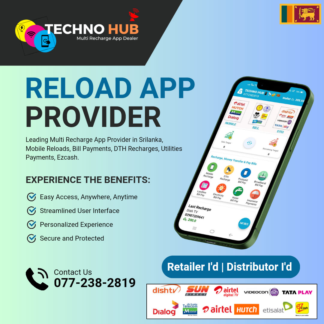 Techno - Leading Multi Recharge App Provider in Srilanka.Start your own ...