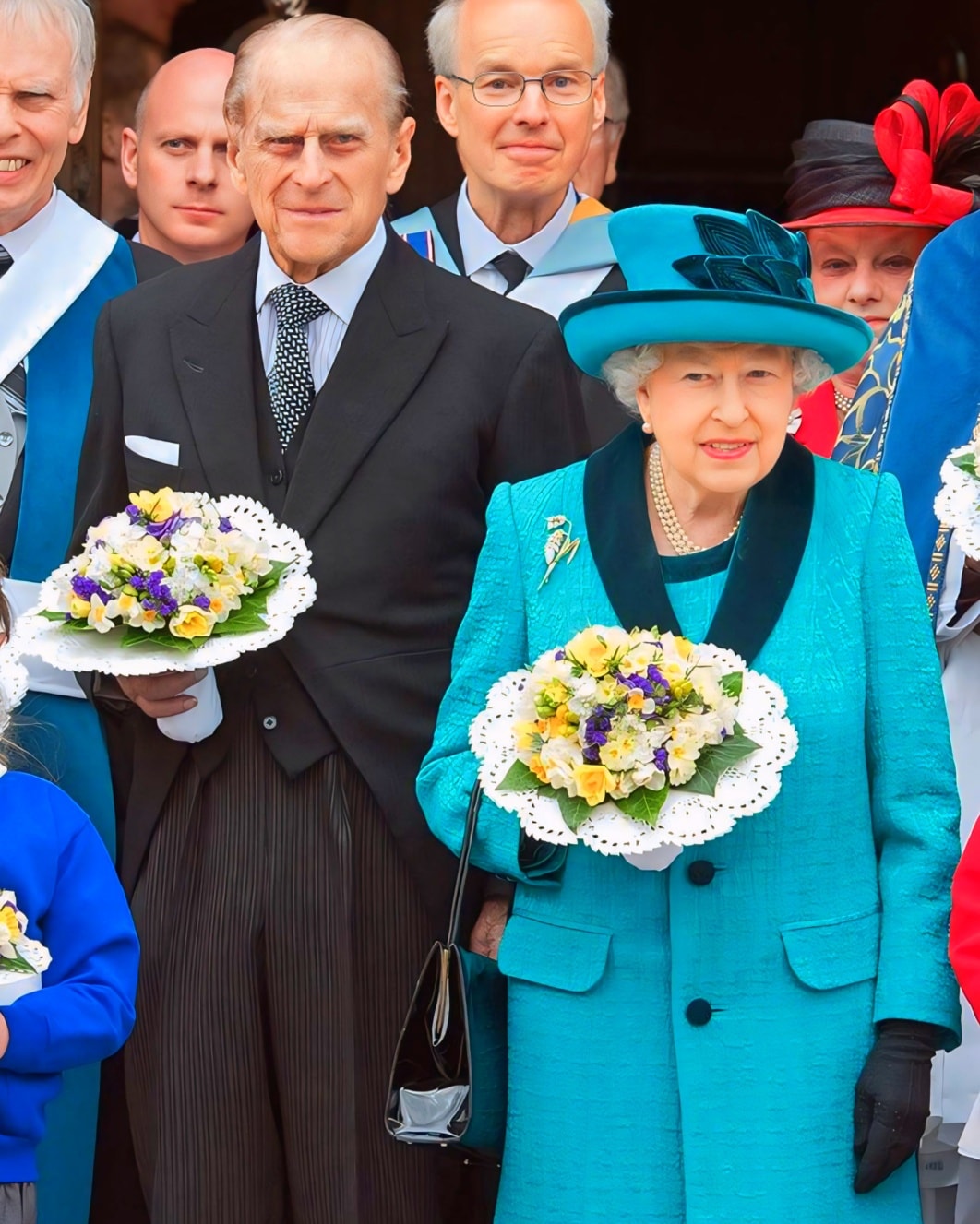 The Crown - Queen Elizabeth II's expression conveyed serenity, while to ...