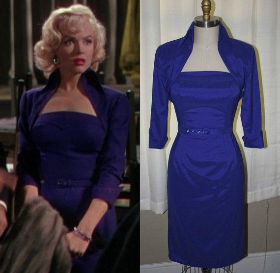marilyn monroe blue dress gentlemen prefer blondes Monroe's in Gentleman CLOTHES