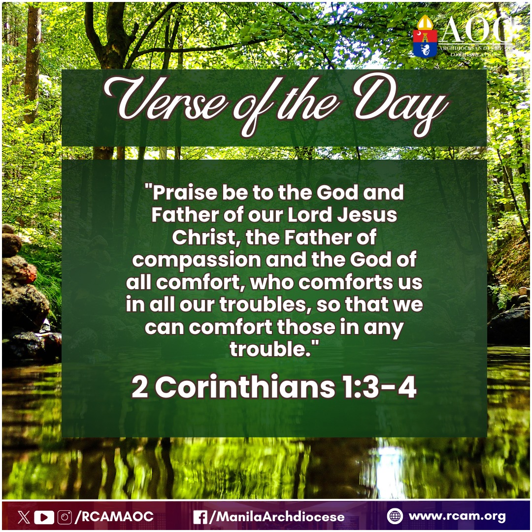 VERSE OF THE DAY || "Praise be to the God and Father of our Lord Jesus ...