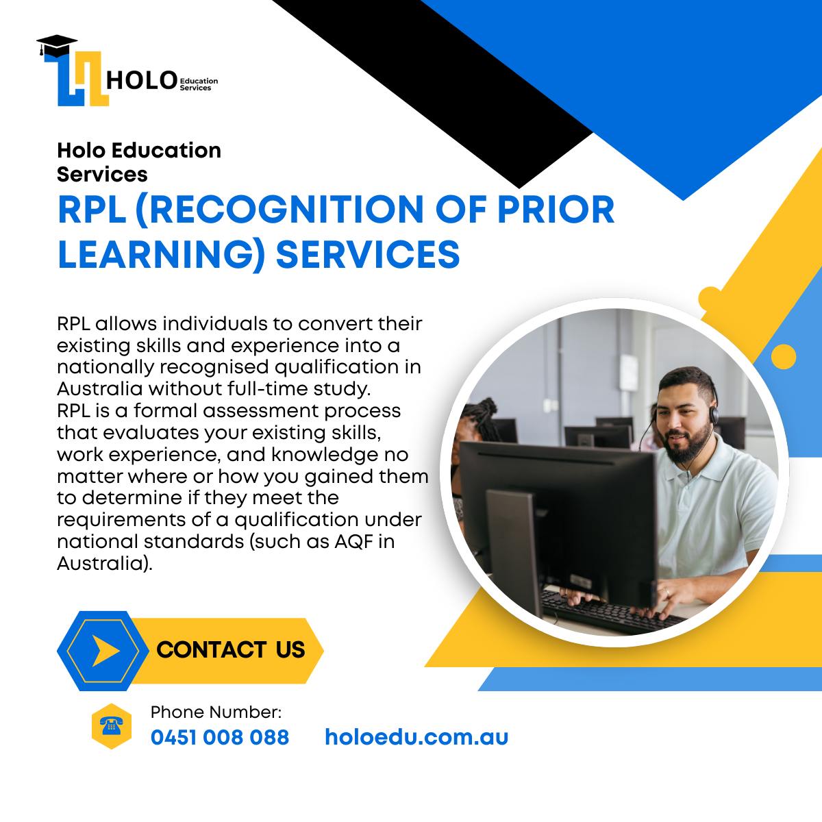 ⚡ RPL (Recognition of Prior... - Holo Education Services | Facebook