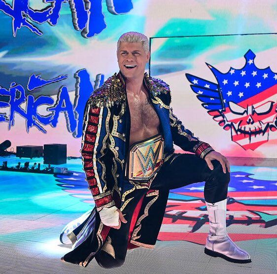 Cody Rhodes is the 4th wrestler in history to place number one in