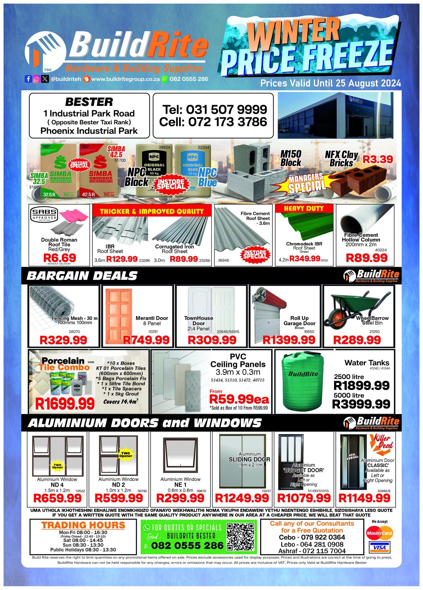 Build Rite Hardware Winter Price... - Build Rite Hardware | Facebook