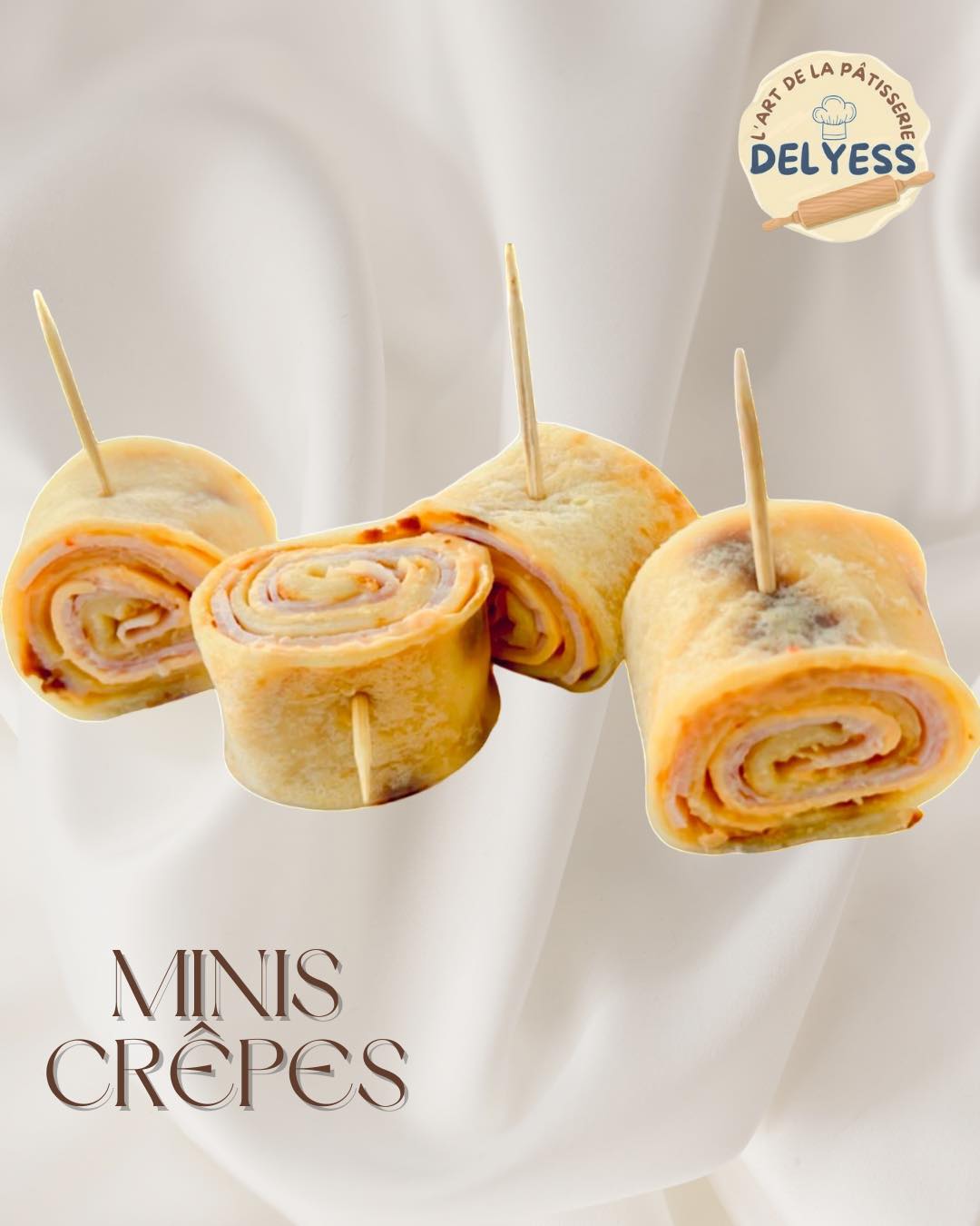 Pâtisserie - Mini Crêpes au Jambon – la bouchée qui fait fondre tout le ...