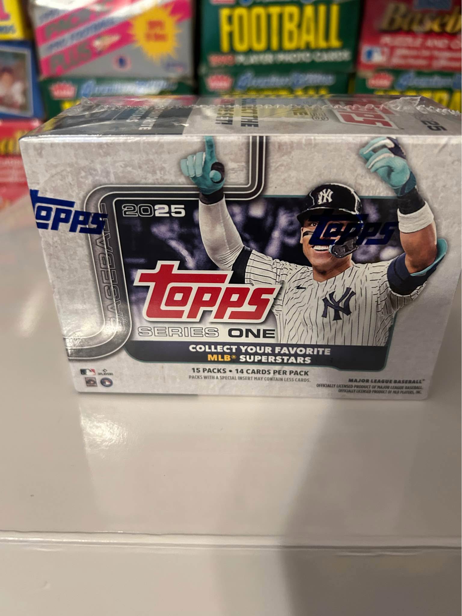2025 Topps baseball series 1 sealed box Each box contains 15 packs 