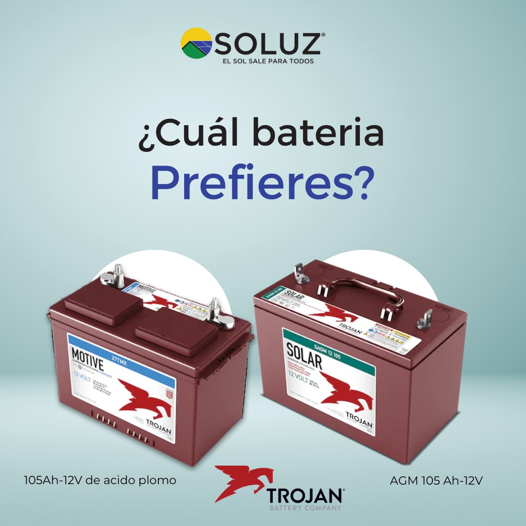 SOLUZ HONDURAS - ☀️Las baterías Trojan son conocidas por...
