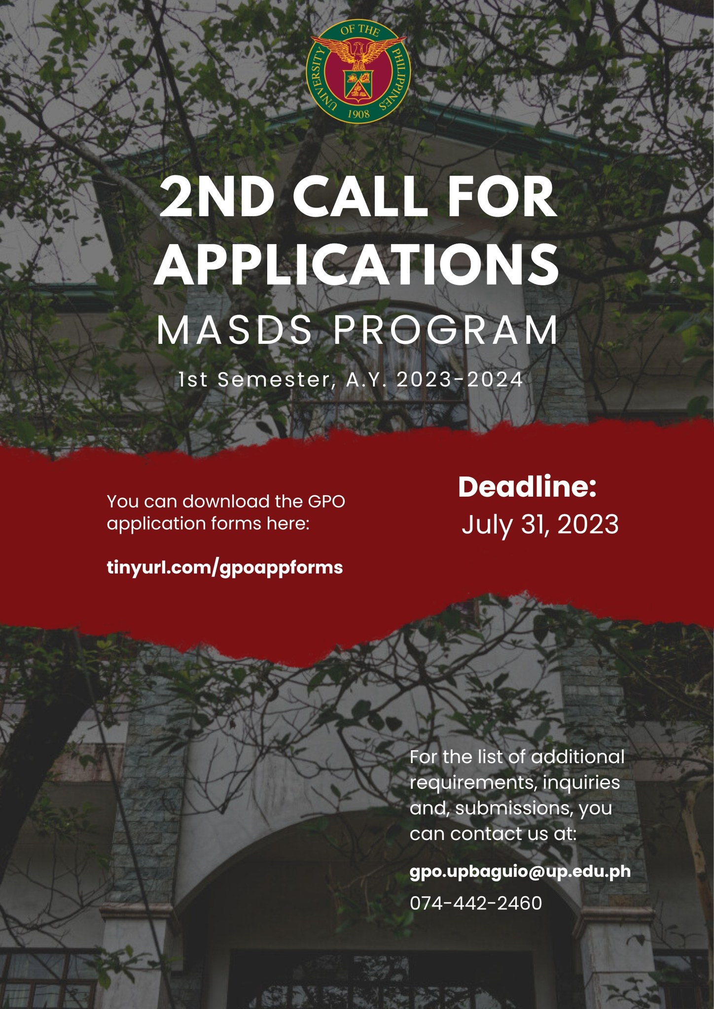 The College of Social Sciences is once again calling for applications ...