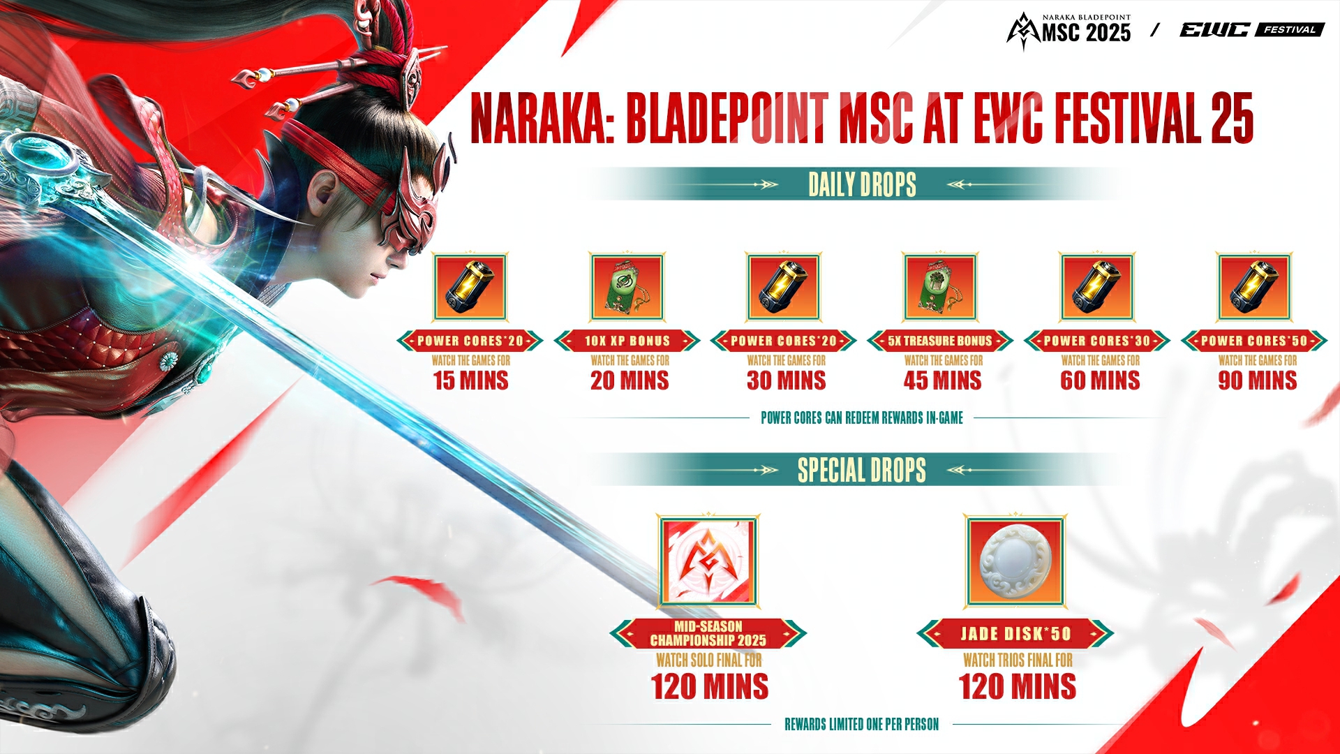 NARAKA - Naraka: Bladepoint MSC at EWC Festival 25 is ready to kick off ...