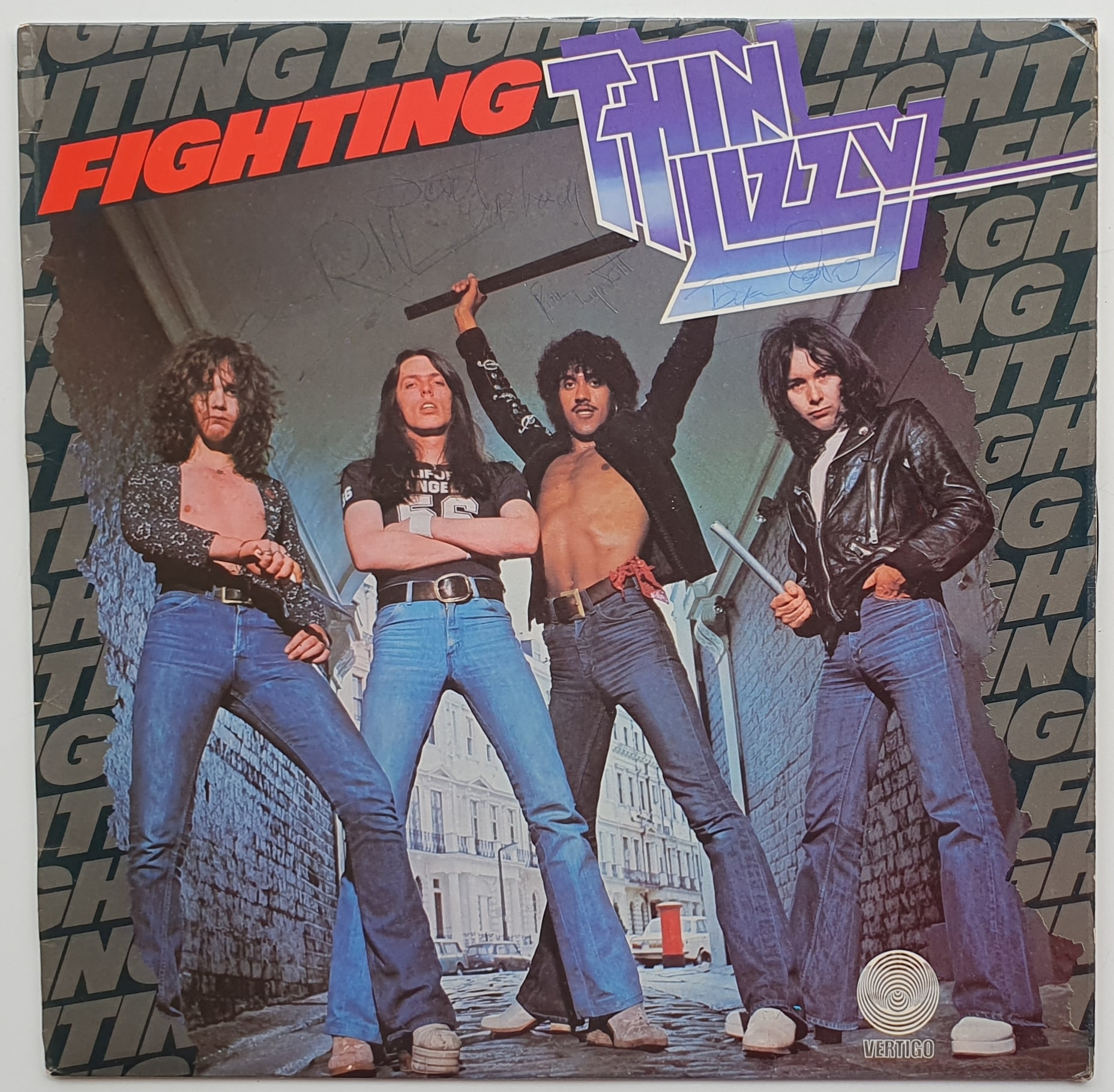 Thin Lizzy proudly unveil the 74-75: Night Life / Fighting Super