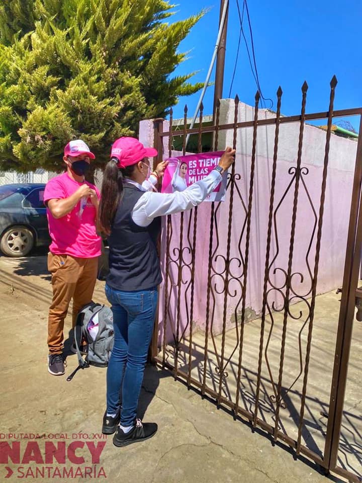 OPSE - La candidata Nancy Santamaría de Fuerza Por México...