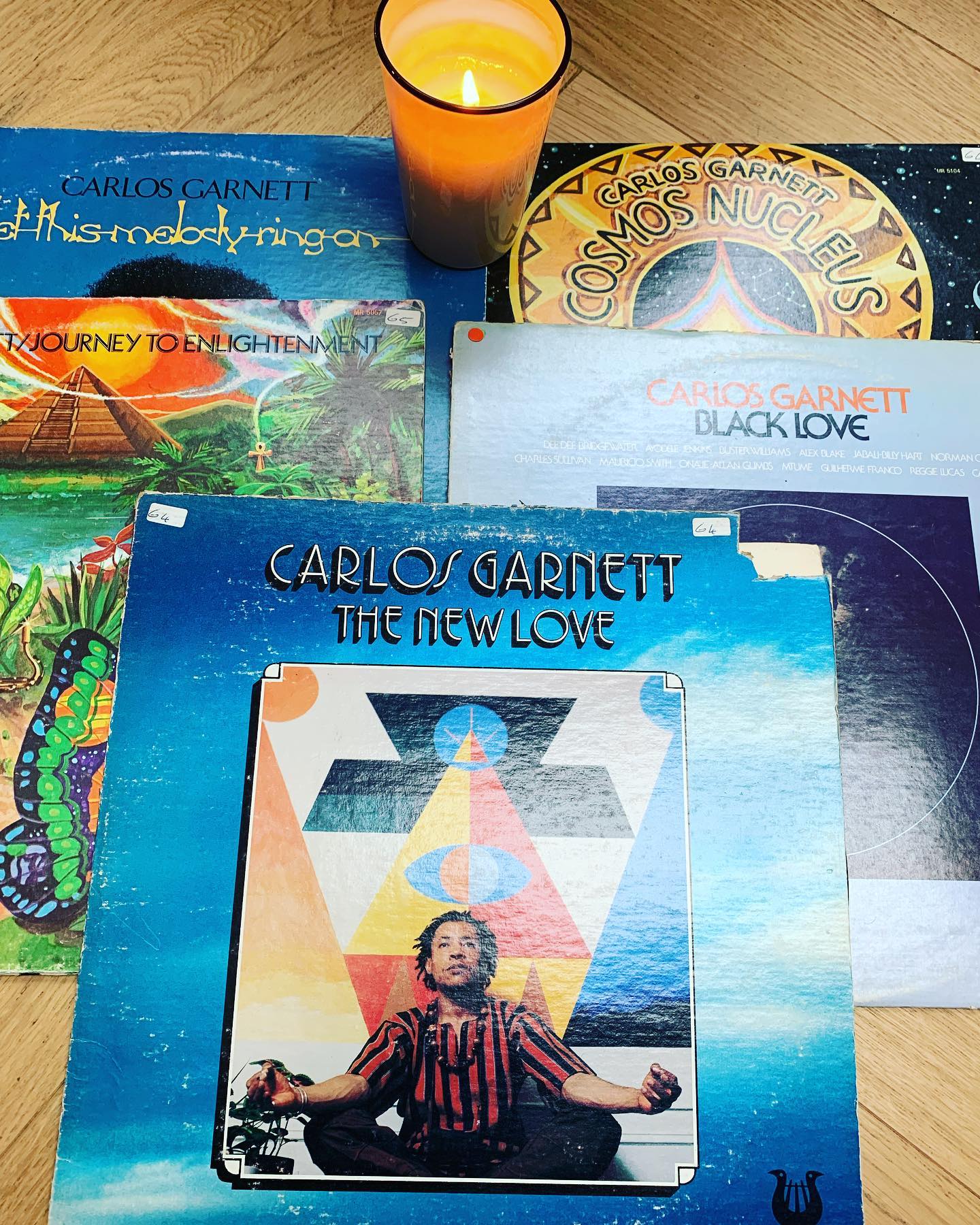 Carlos Garnett's Cosmos Nucleus Jazz-Funk album details