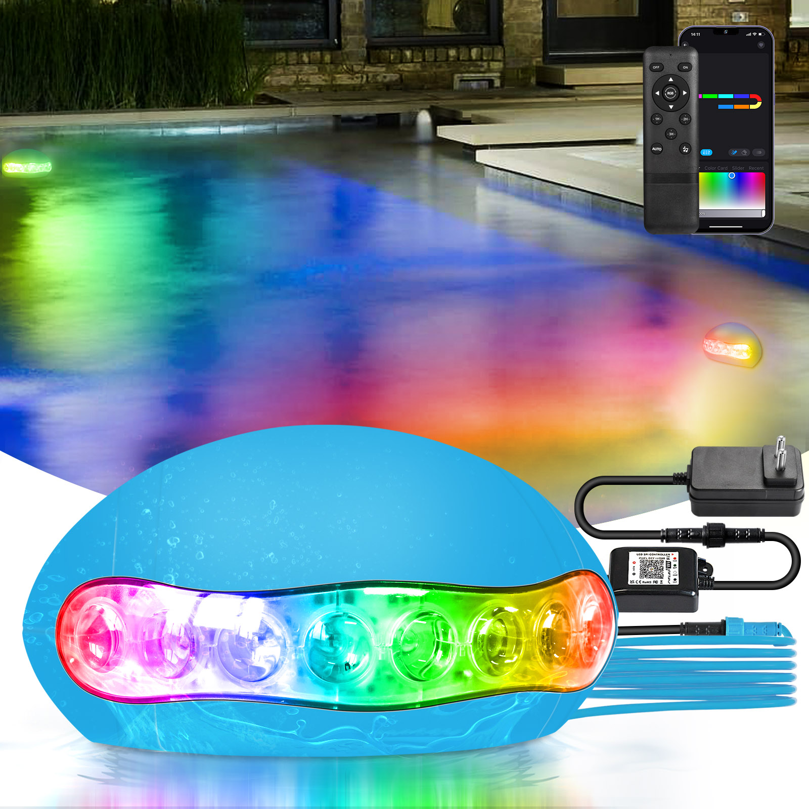 Fvtled - 🌟 Introducing Our Newest Submersible LED Pool... | Facebook