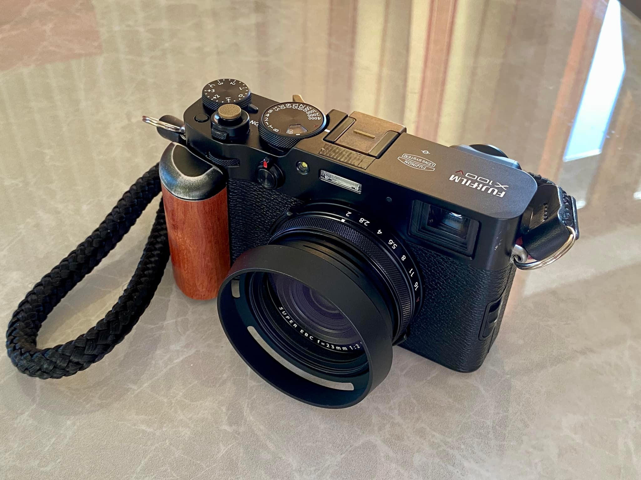 My Fuji X100v, with the new Thumbs Up EP-2V from Match Technical