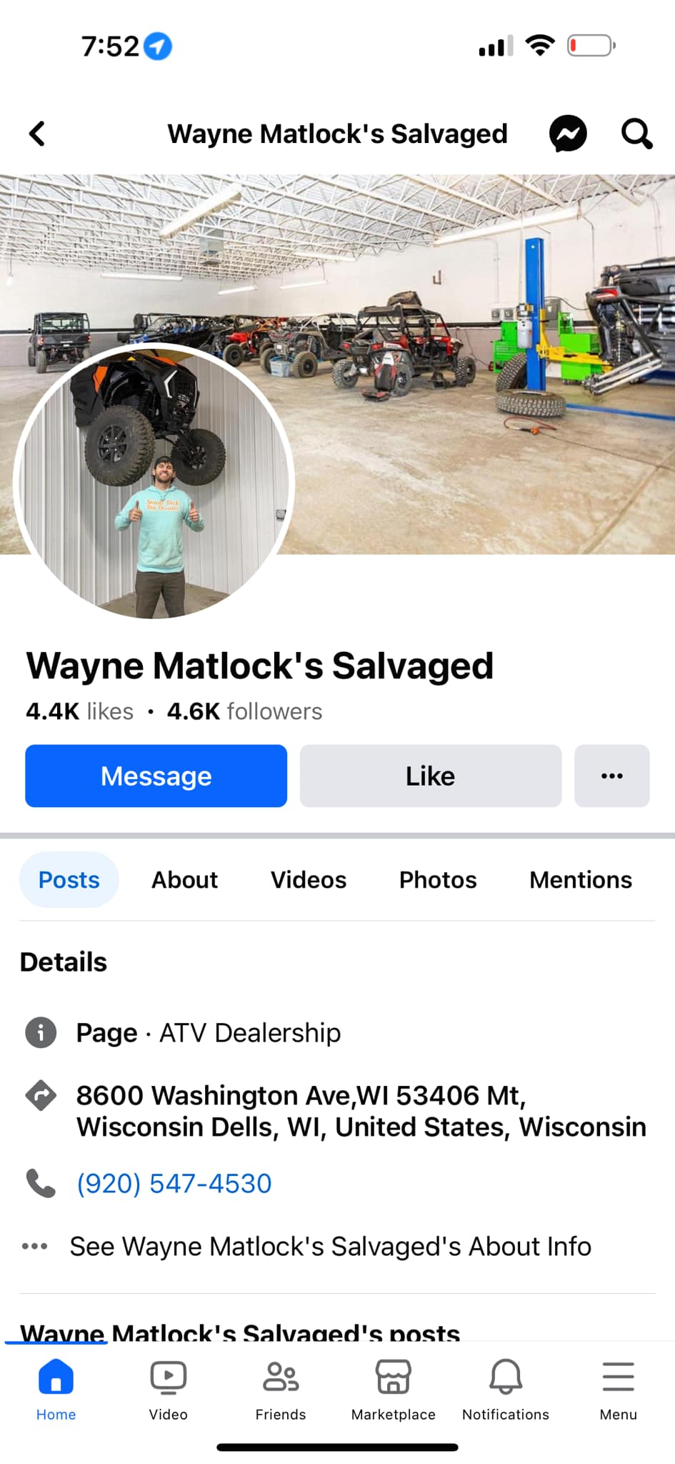 Two wheel treasure salvage shop is scam