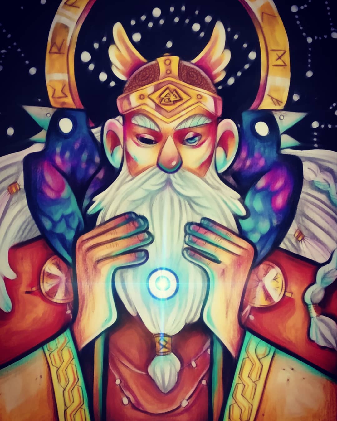 Sara Gaggi Art - 👁️ Odin 👁️ 