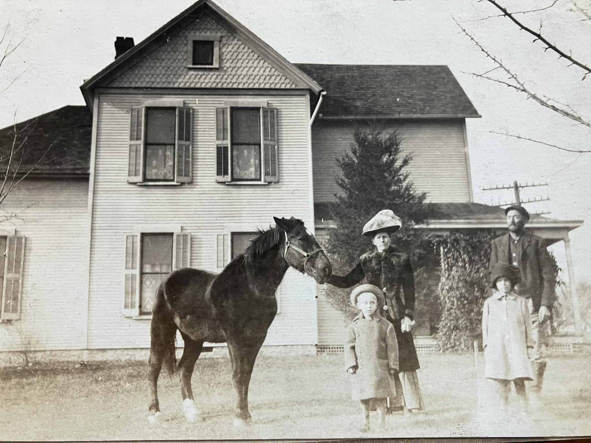 This is a photo of our house being built in 1957. 904 McCullough