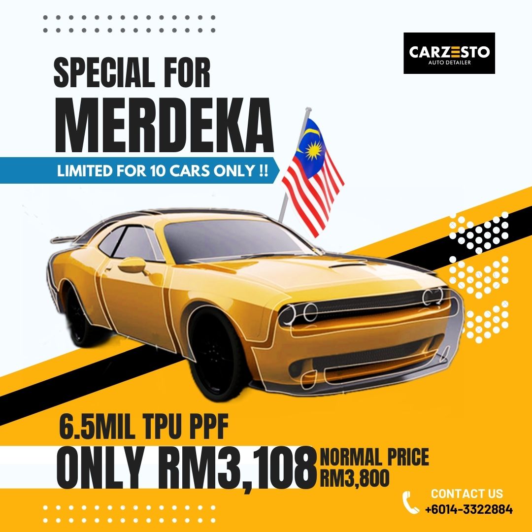 🇲🇾 Unbox the spirit of Merdeka... - Carzesto Auto Detailer | Facebook