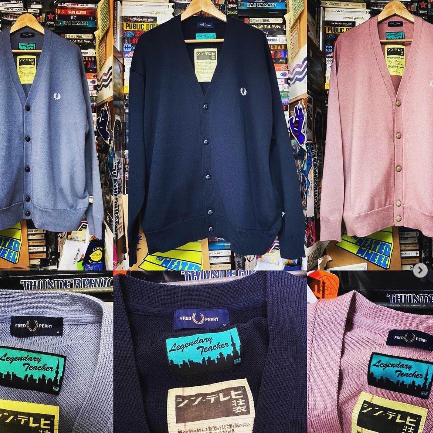 BEAMS SSZ x FRED PERRY 22SS CARDIGAN - Sweaters - Taipei, Taiwan 