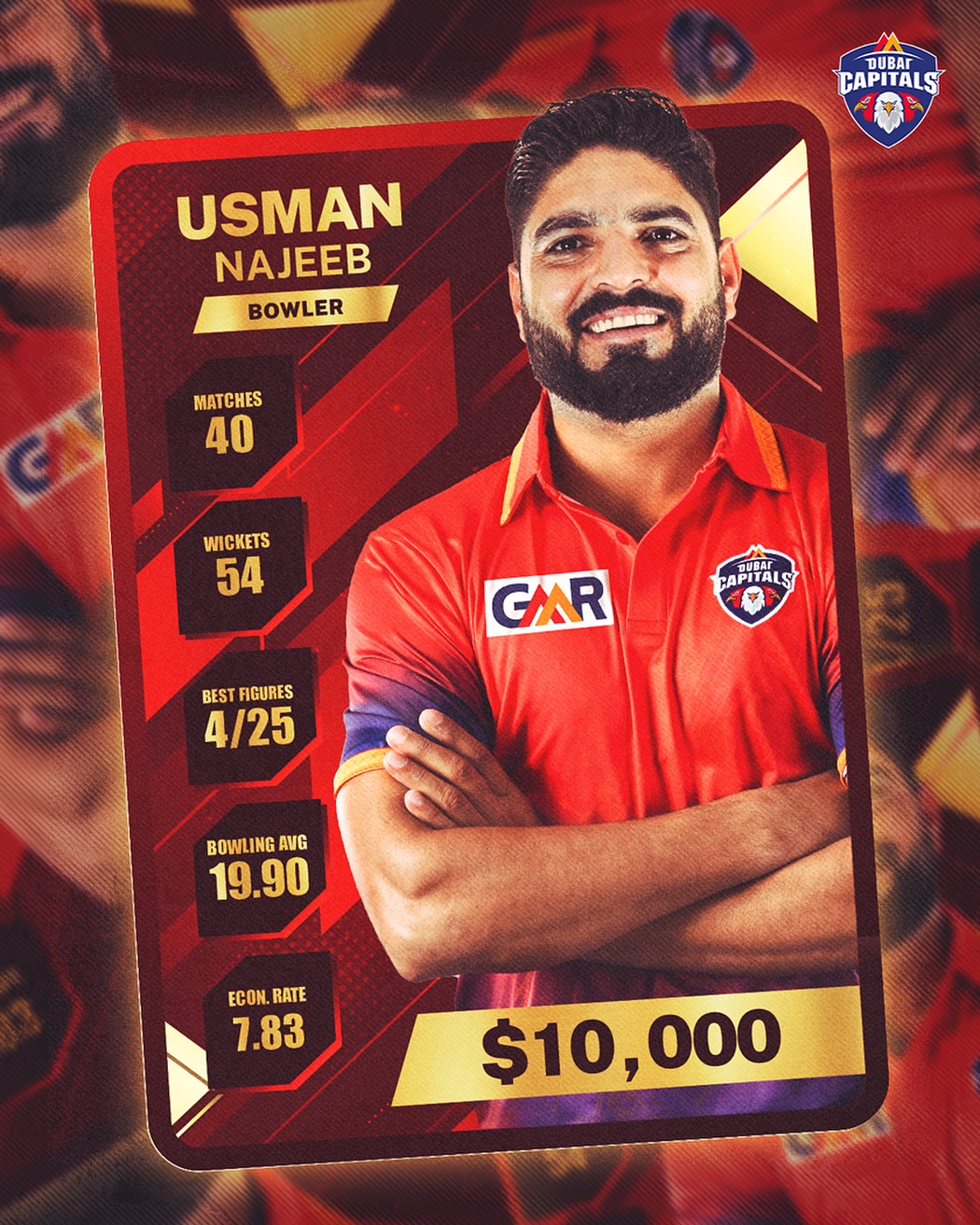 Dubai Capitals - Who’s happy with this signing? All of... | Facebook