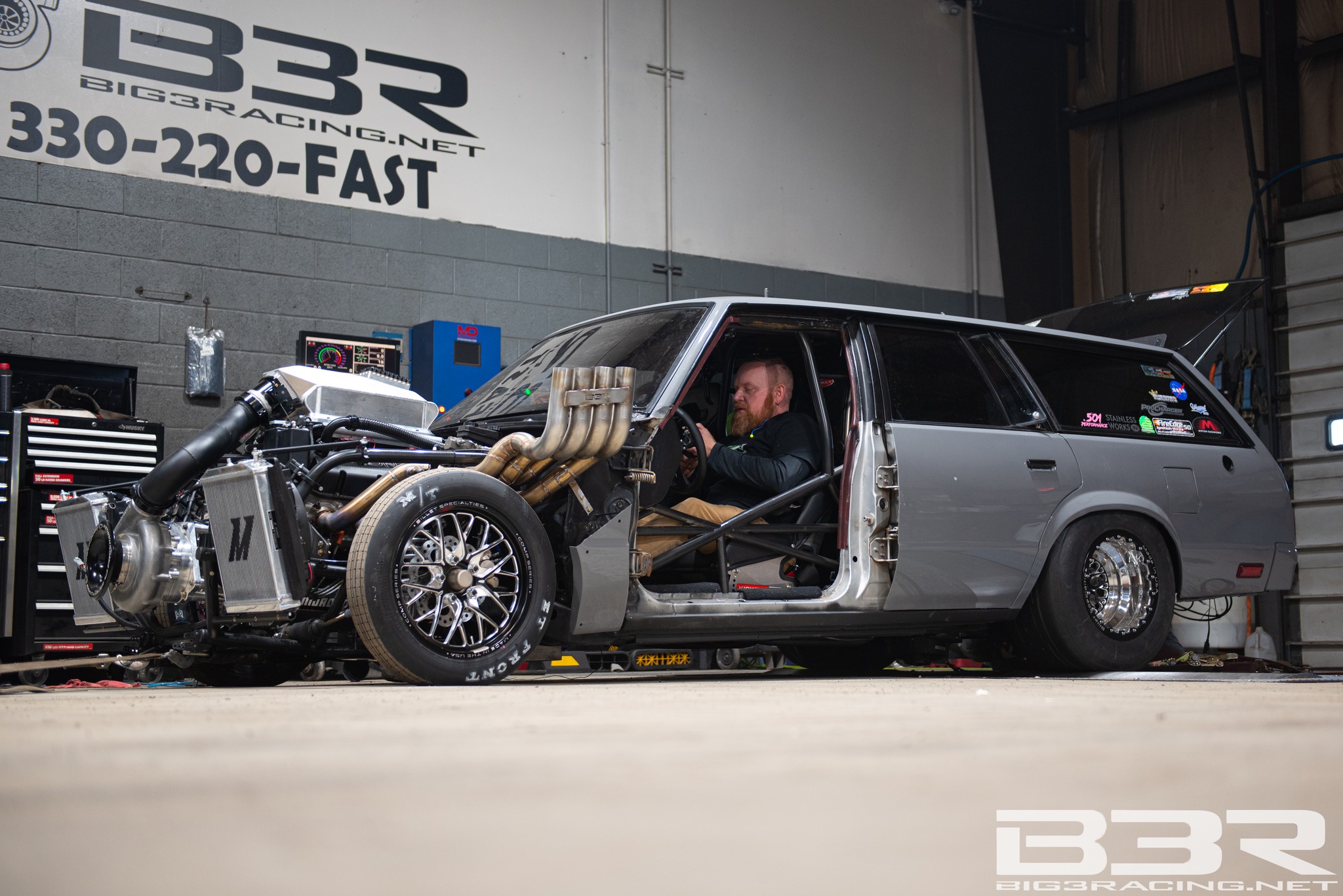 Big 3 Racing - The wagon finally hit the dyno, on a very...