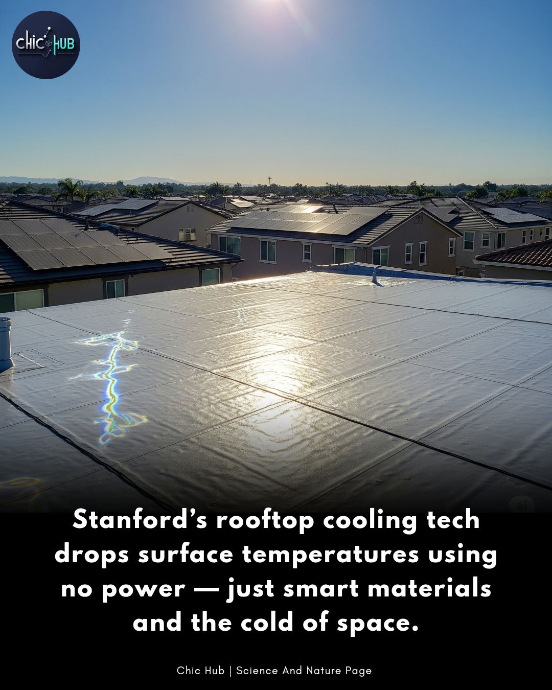 Smart roof cools without electricity