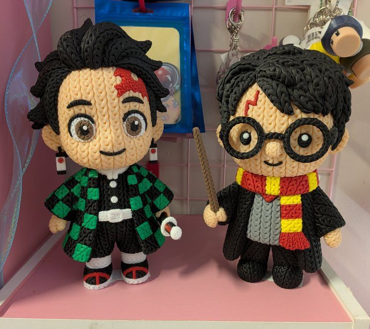 Demon slayer knitted file for 3d printing?