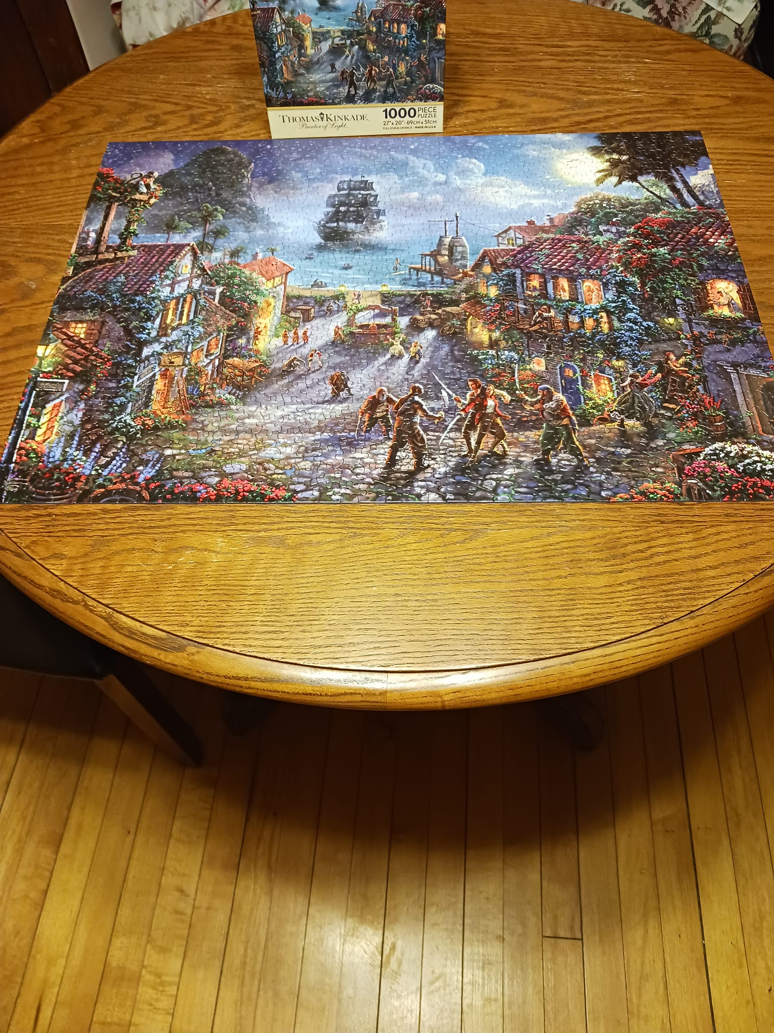 Thomas Kinkade's Disney Pirates of the Caribbean Jigsaw Puzzle