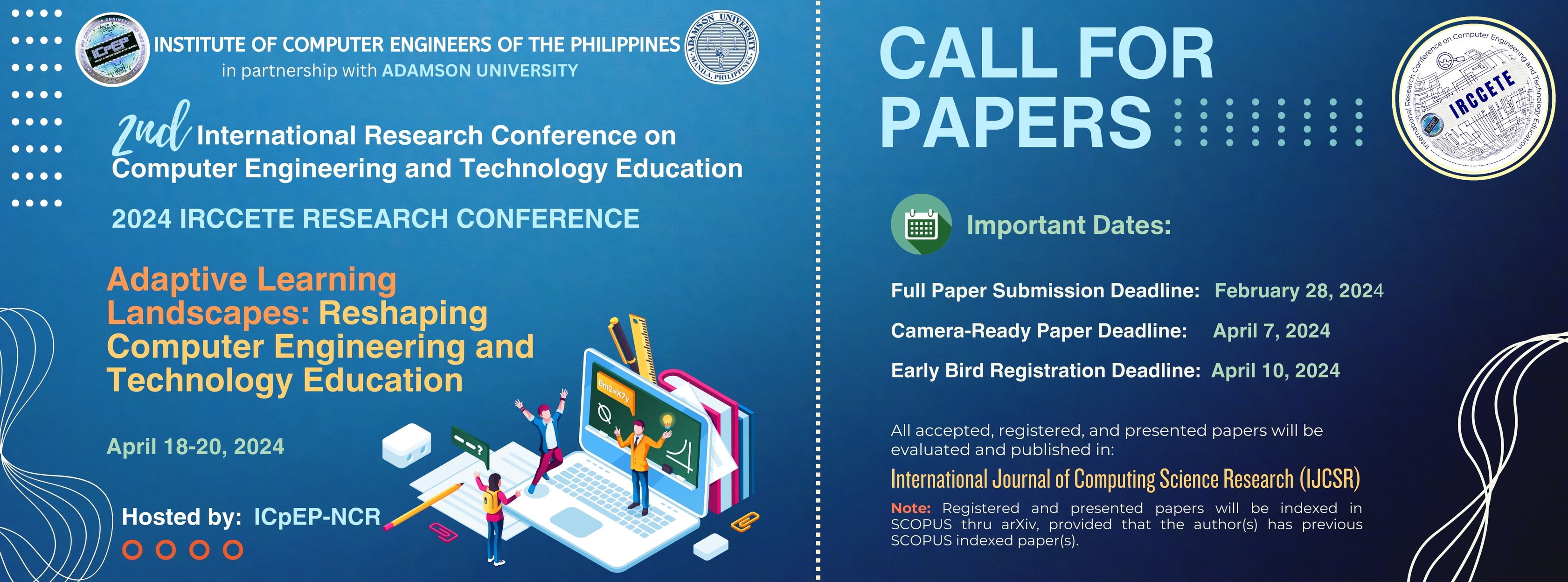 Institute - 📢 Call for Papers! 📝 The Institute of Computer Engineers of ...