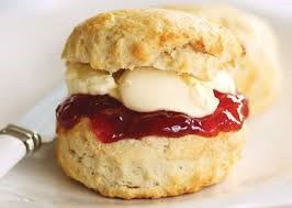 To the Tidza-verse and beyond - scones freshly baked buttered creamed ...