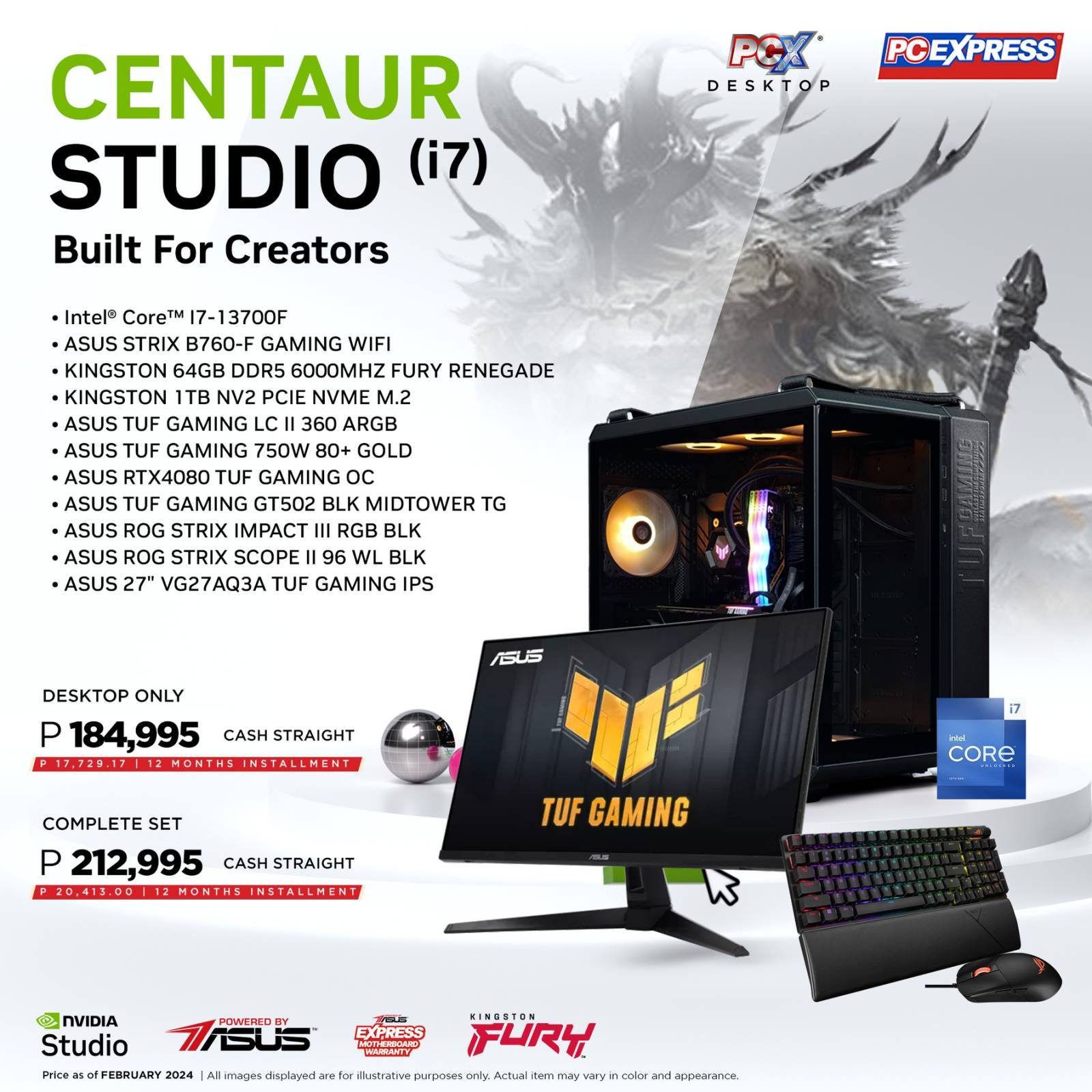 PC Express - The PCX CENTAUR STUDIO (i7) Gaming Desktop... | Facebook