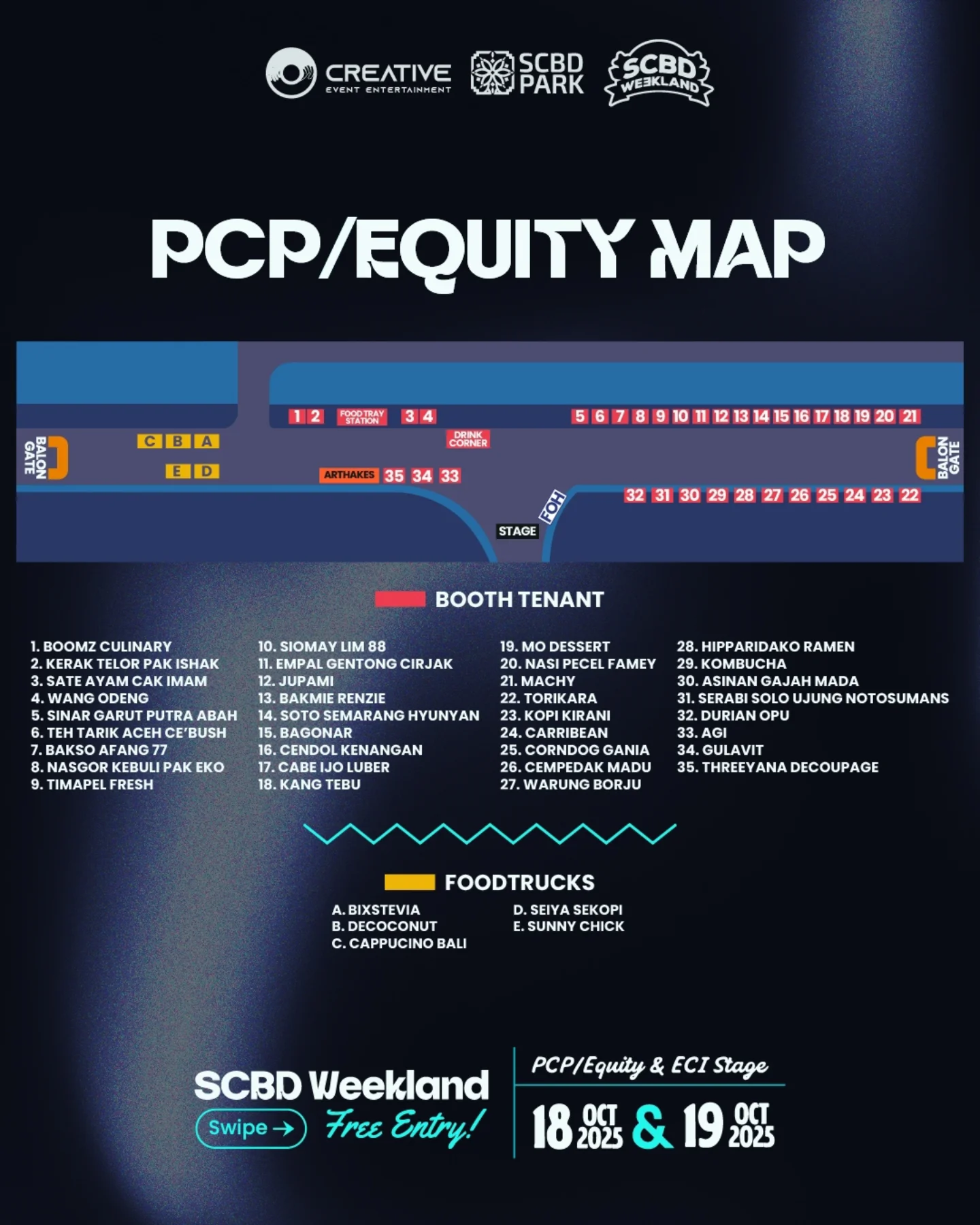 SCBD Weekland - 🔥 GOOD EATS, FIRE BEATS! 🔥 Weekend ini... | Facebook